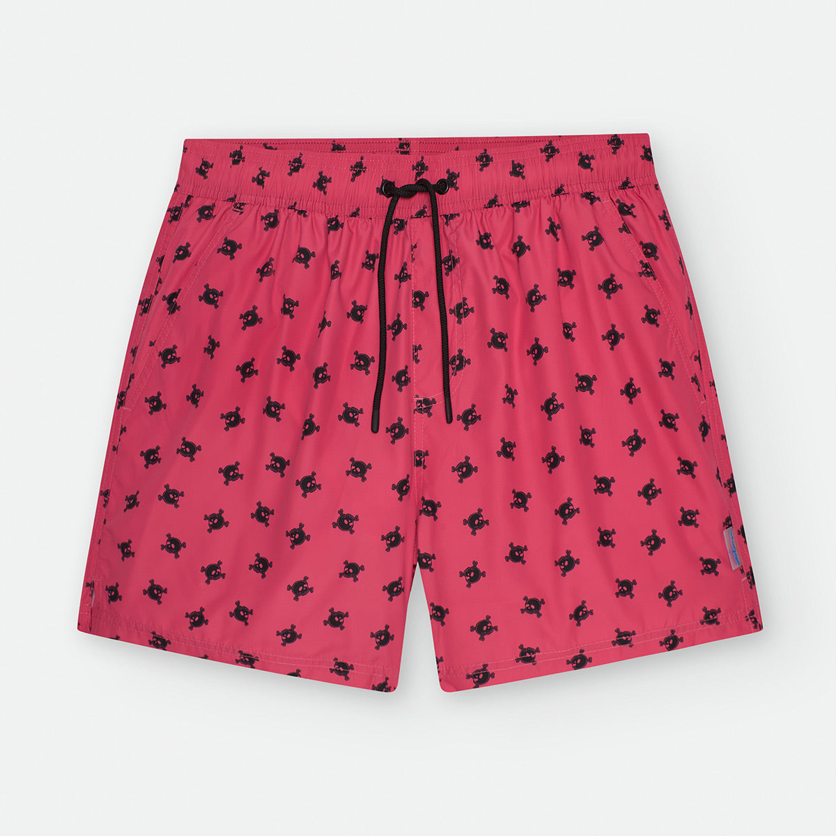 Bañador "Kids & Papi" Waterlemon Calaberas rojo