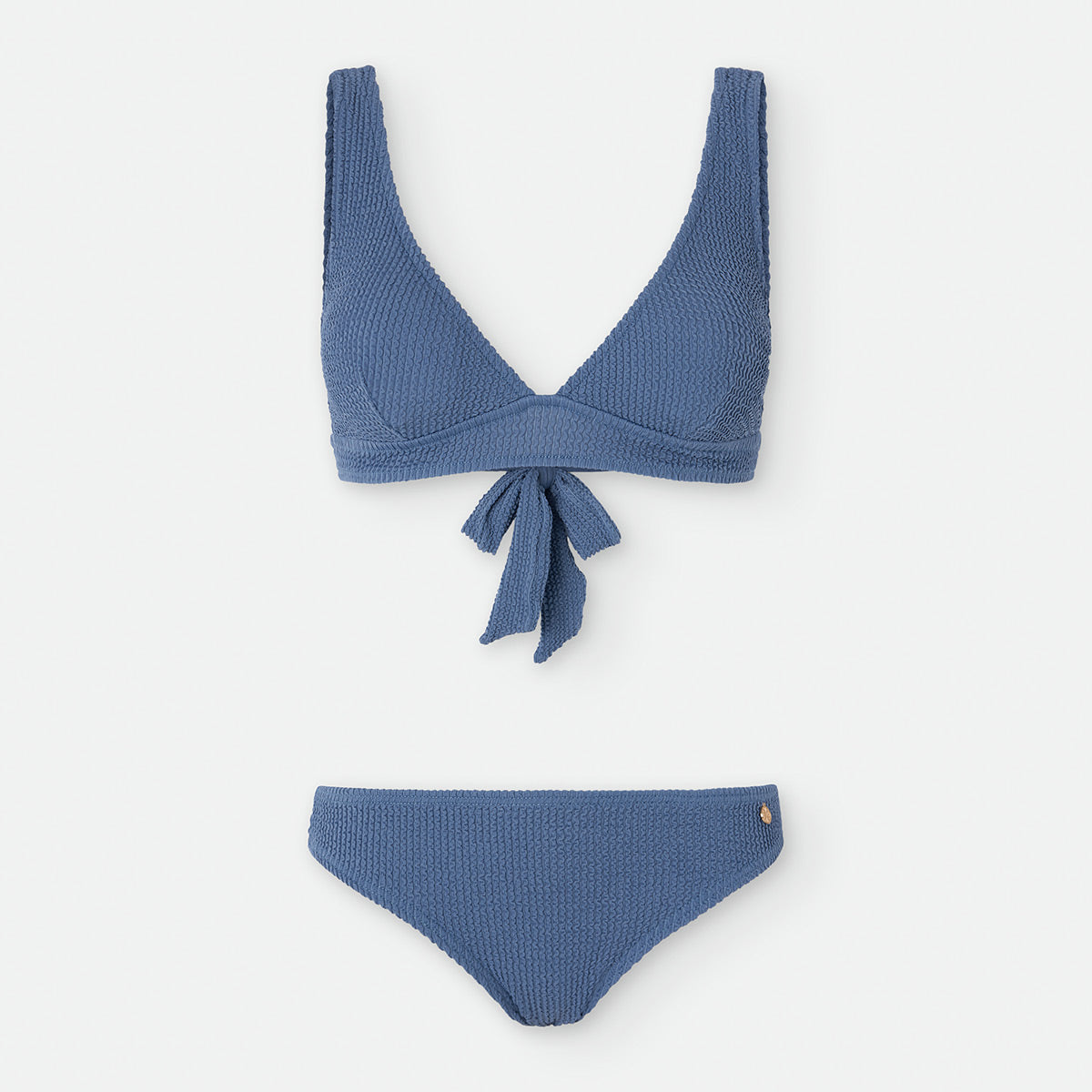 Bikini Teen Waterlemon Trenzado Azul