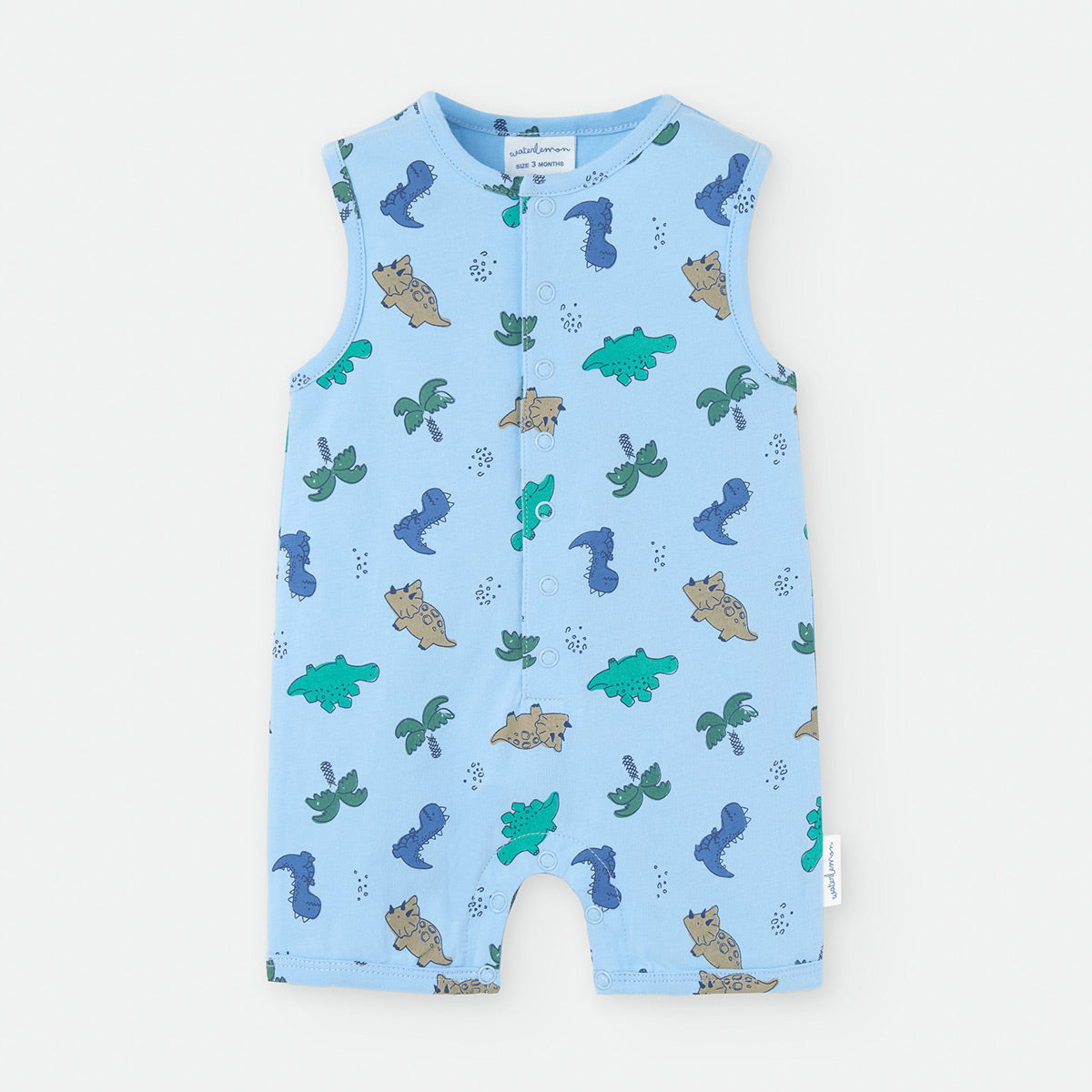 Pelele sin mangas niño Waterlemon Dinos