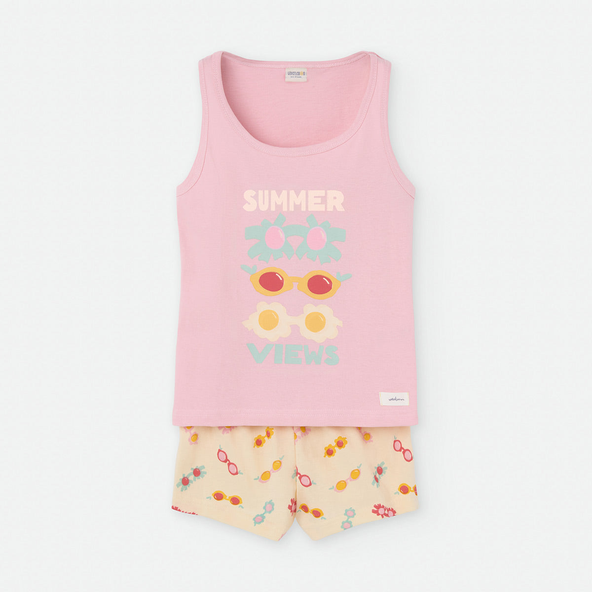 Pijama de tirantes "Kids & Mami" Waterlemon Gafas
