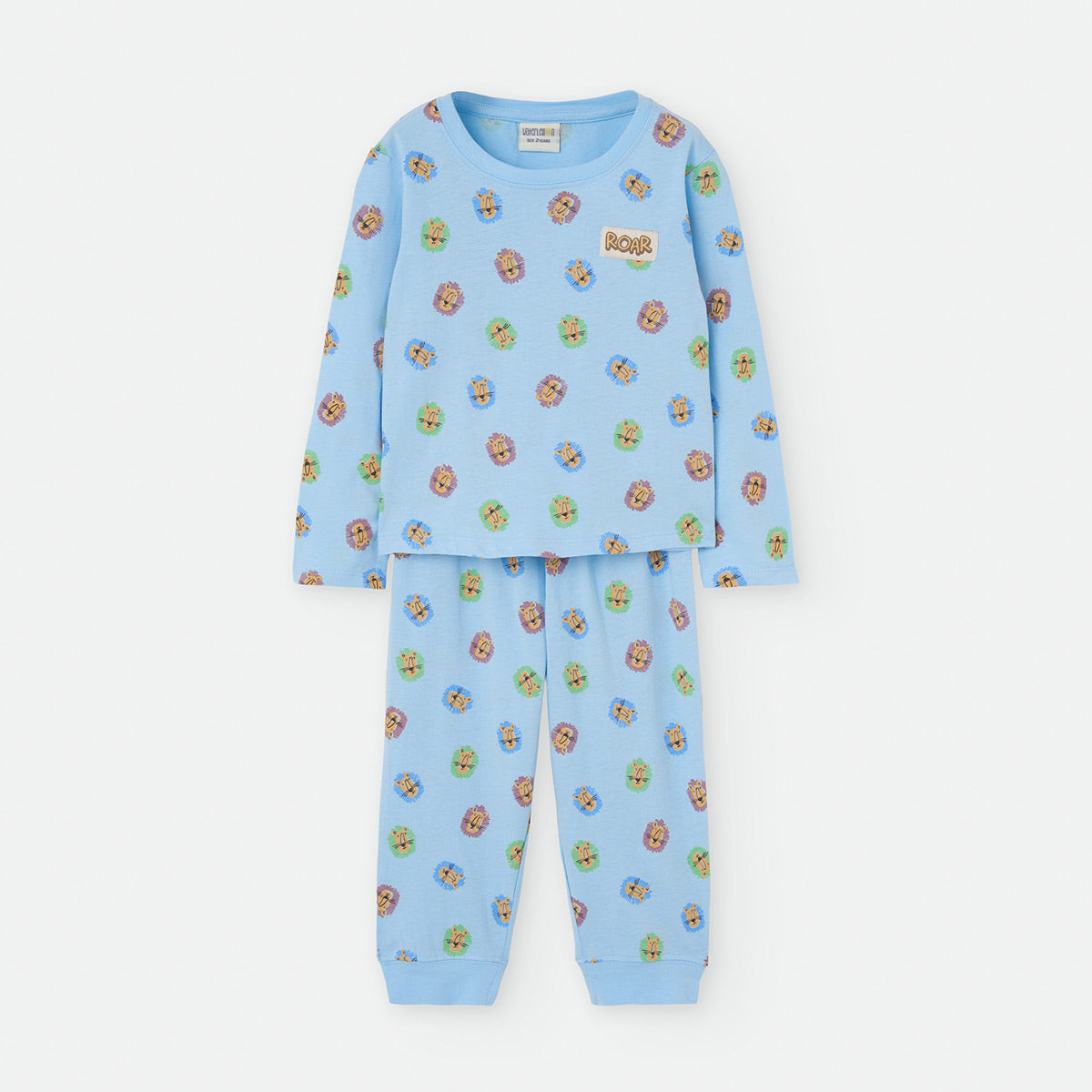 Pijama manga larga niño Waterlemon Leones