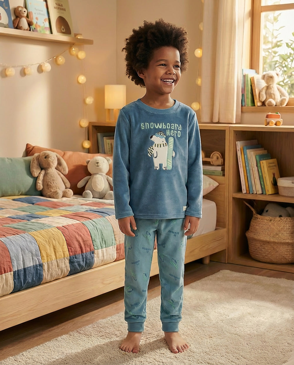 Pijama niño Waterlemon Snow Hero