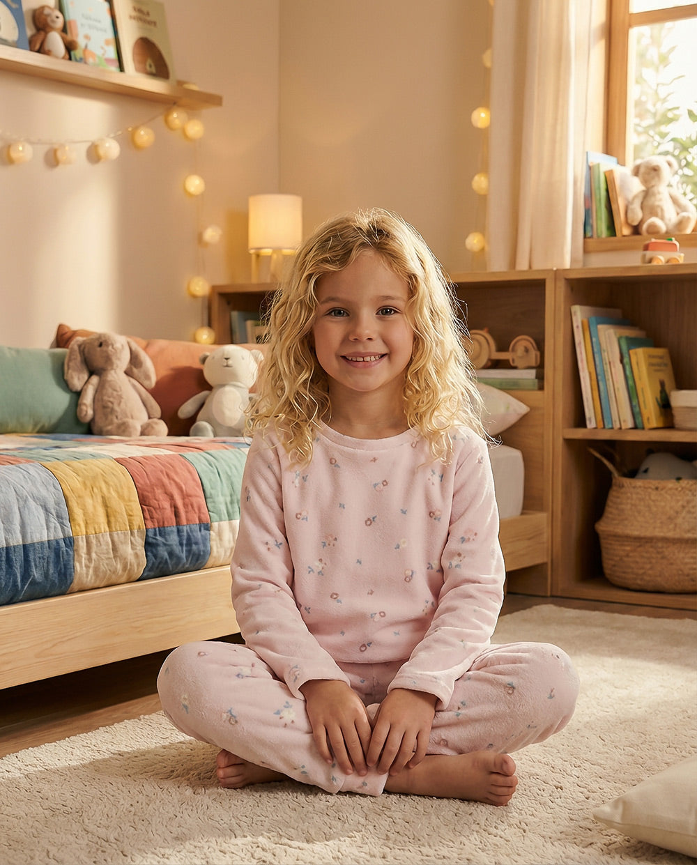 Pijama niña Waterlemon Fur & Wool Rosa