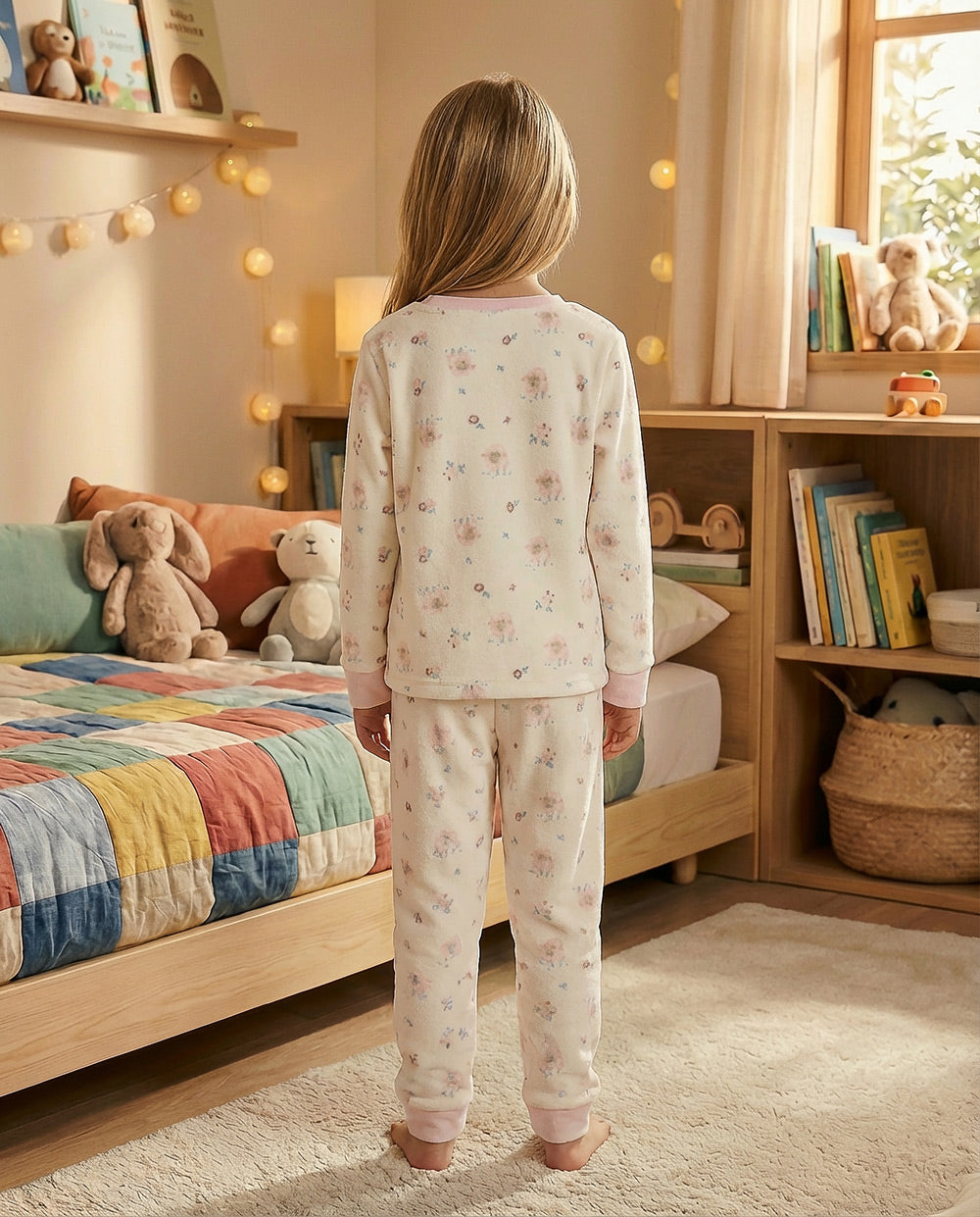 Pijama niña Waterlemon Fur & Wool Crudo