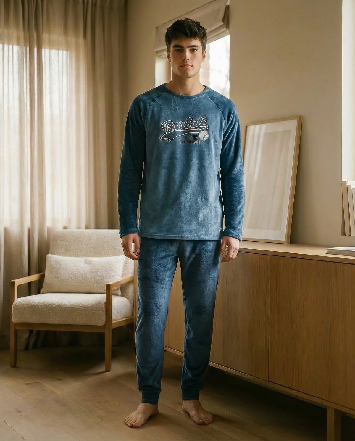 Pijama Waterlemon Baseball Azul