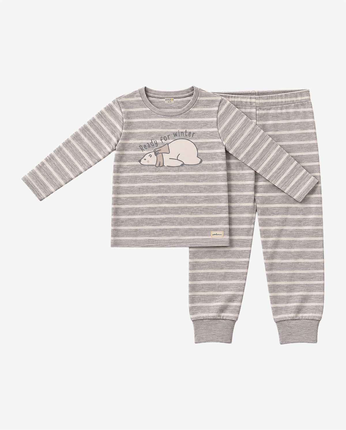 Pijama Waterlemon Osito Gris