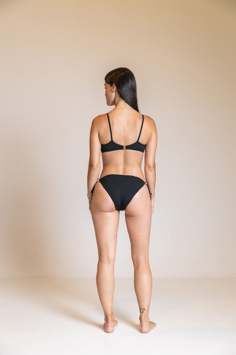 Bikini Teen Waterlemon Tiras Laterales Negro