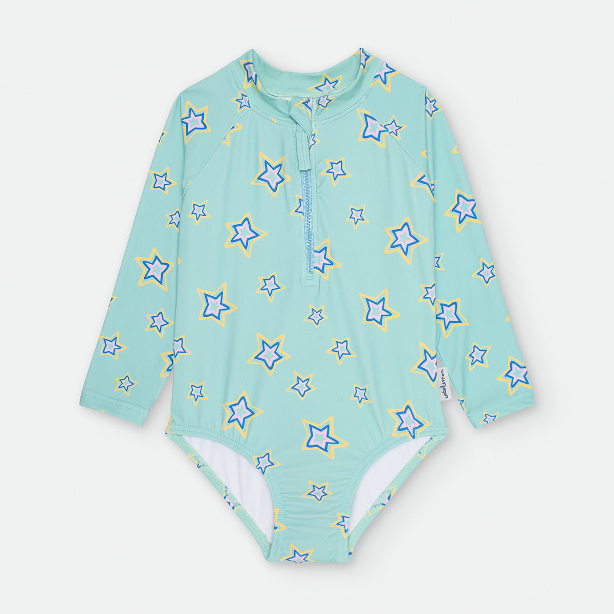 Bañador manga larga niña Waterlemon Star Glow