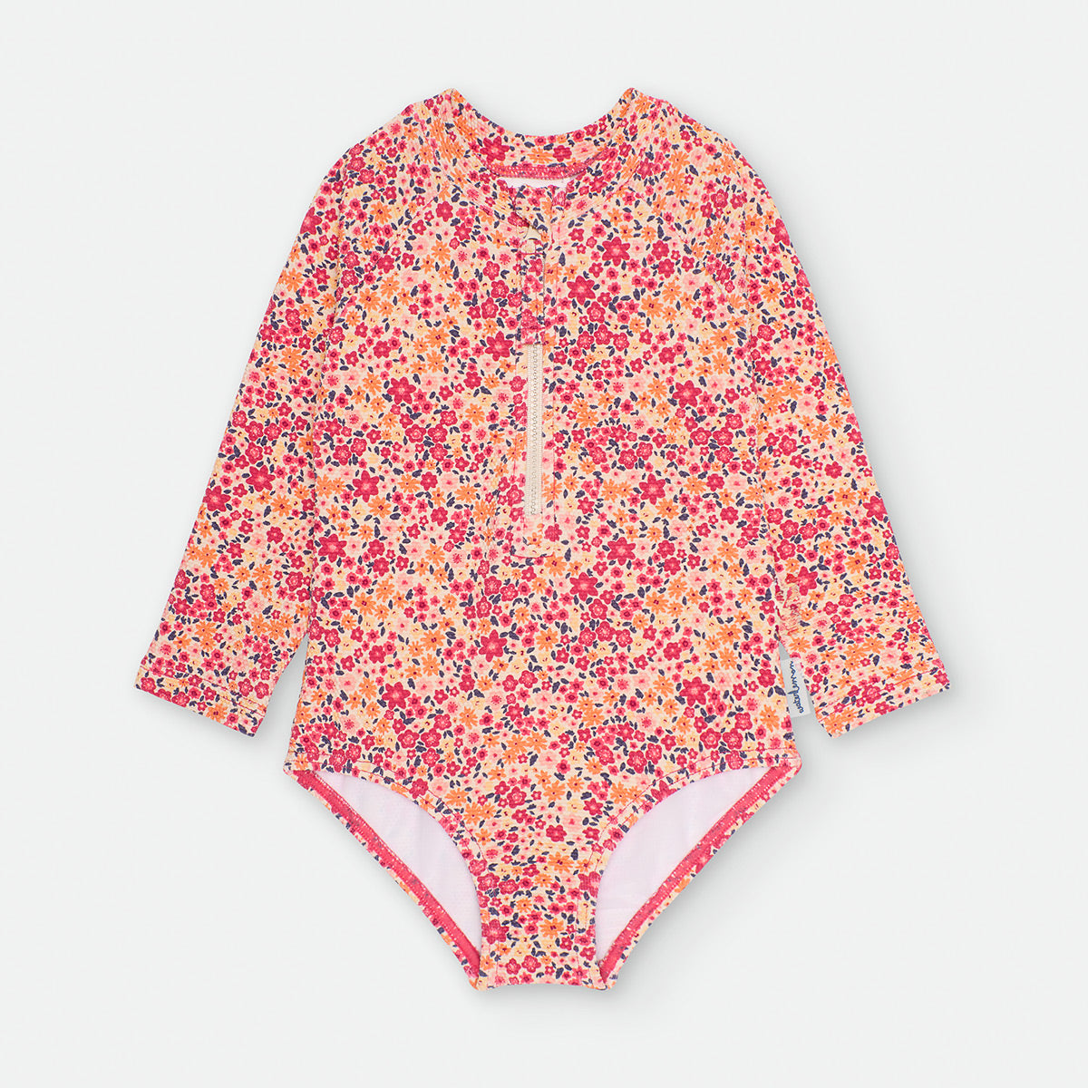 Bañador manga larga niña Waterlemon Red Summer
