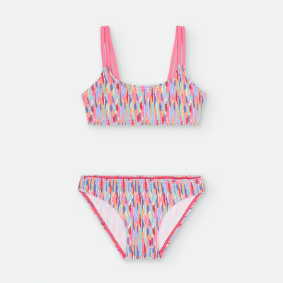 Top bikini niña Waterlemon Geochromatic