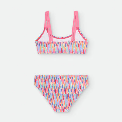 Top bikini niña Waterlemon Geochromatic