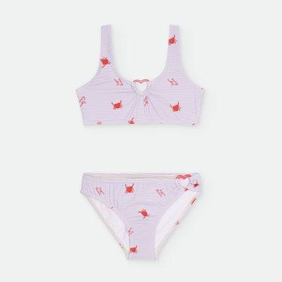 Top bikini niña Waterlemon Happy Crabby