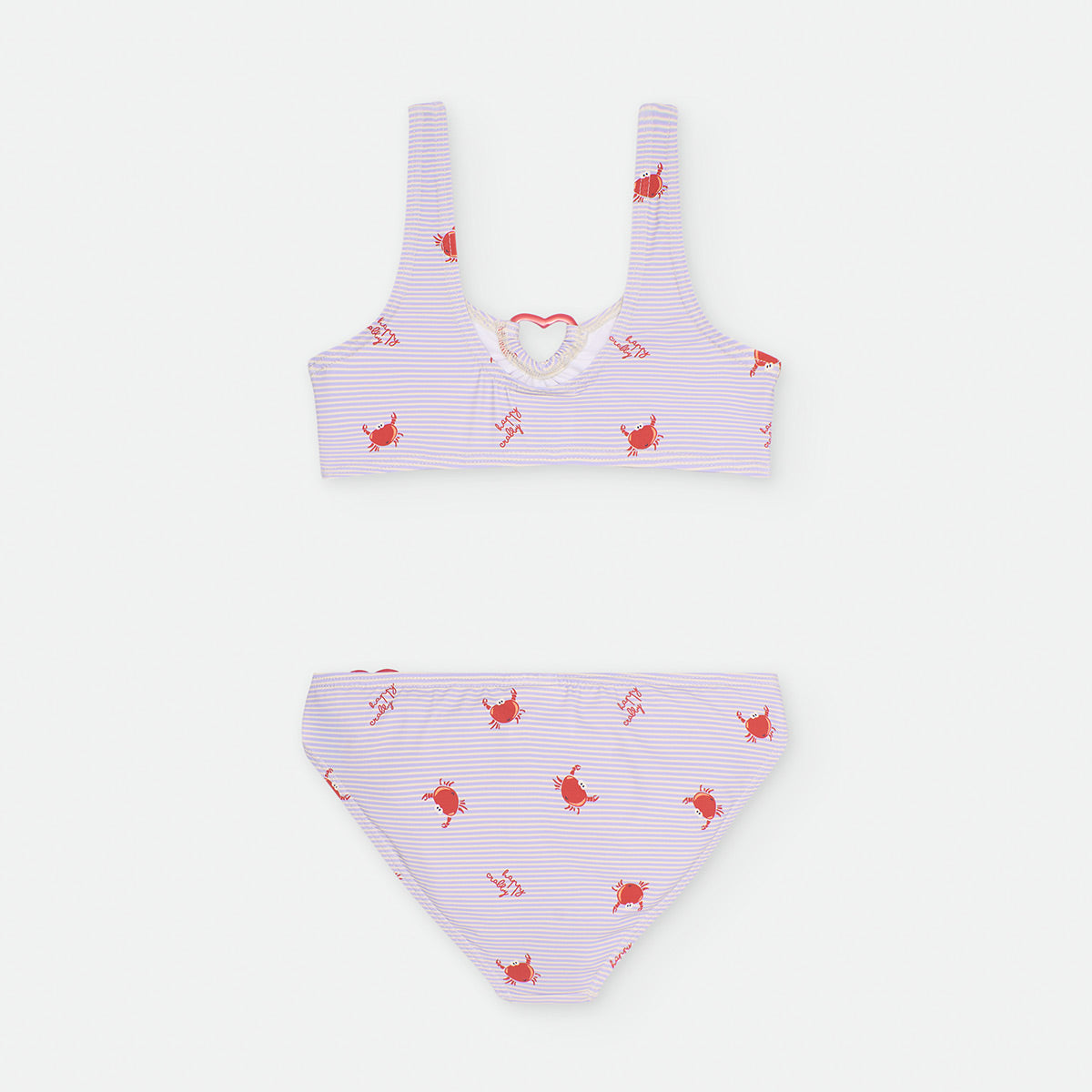 Top bikini niña Waterlemon Happy Crabby