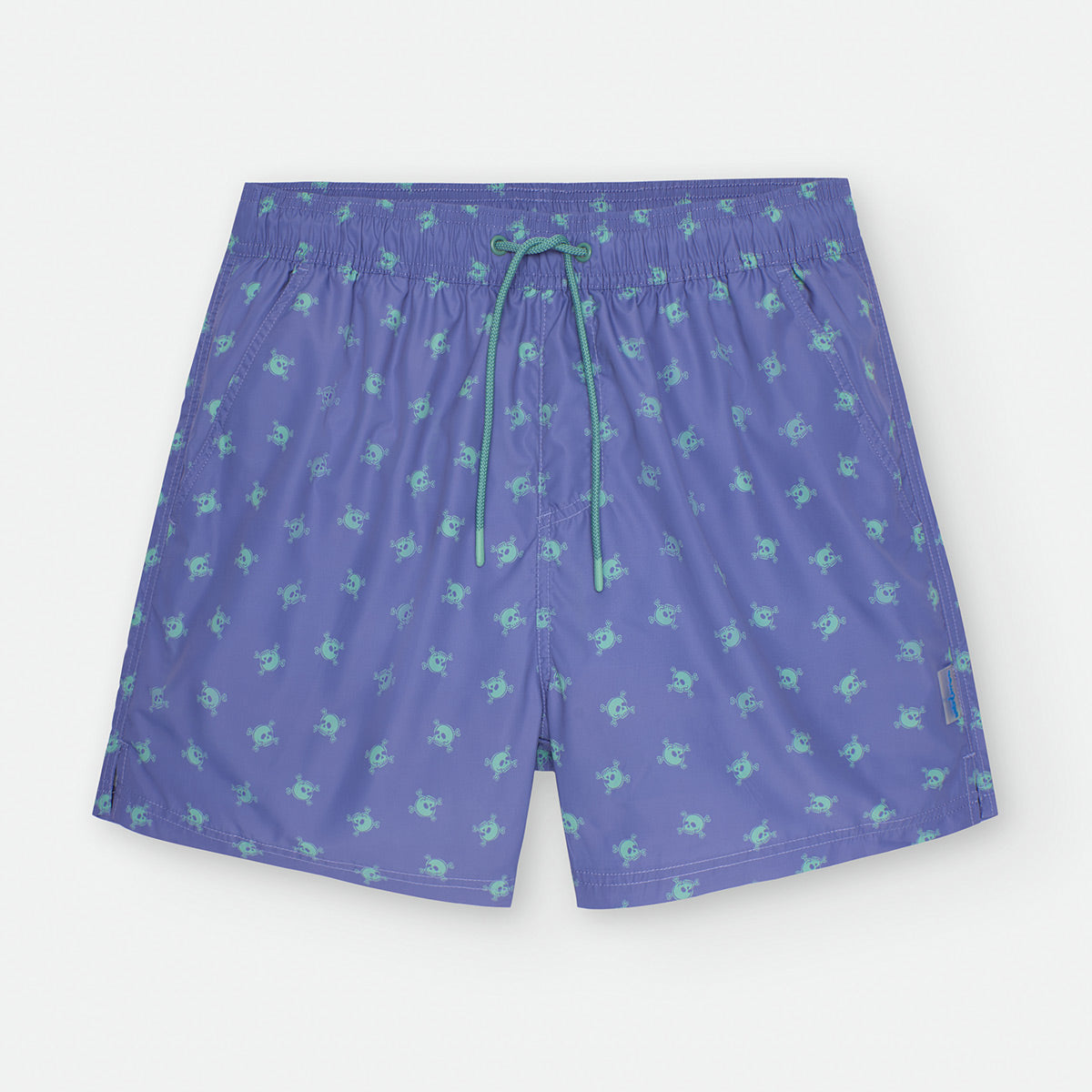 Bañador "Kids & Papi" Waterlemon Calaberas azul