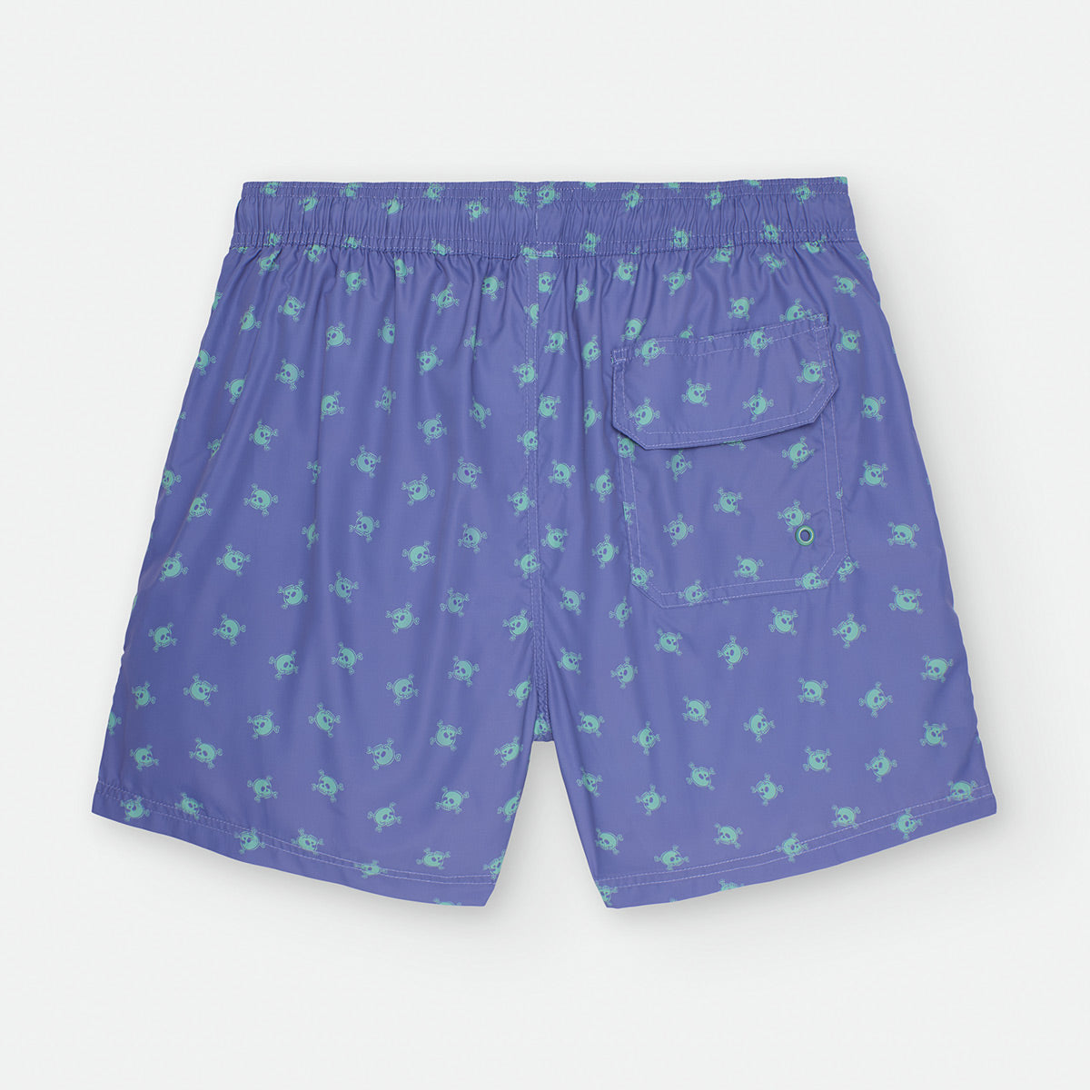 Bañador "Kids & Papi" Waterlemon Calaberas azul