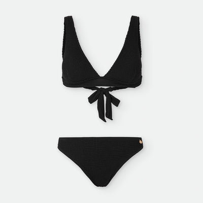 Bikini Teen Waterlemon Trenzado Negro