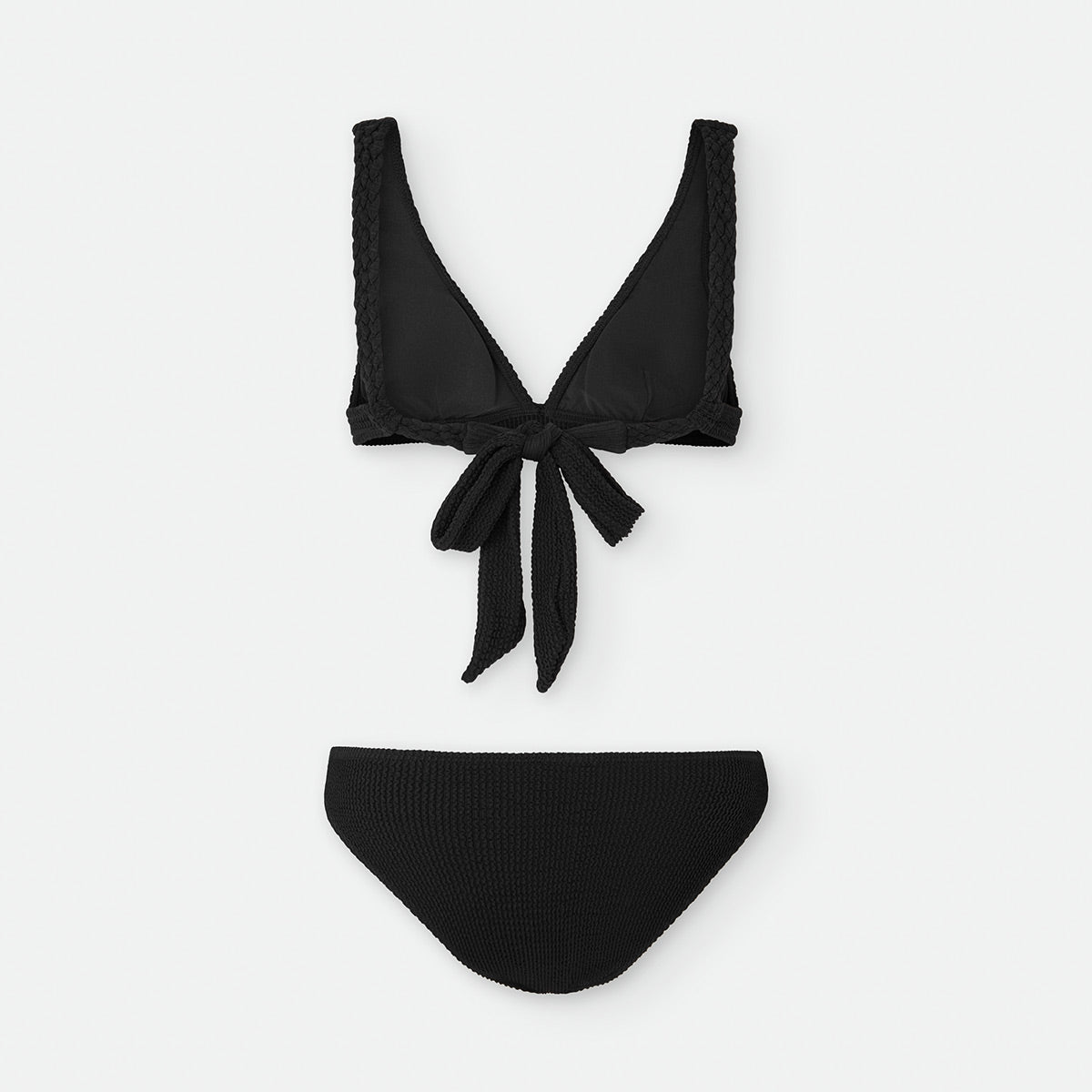 Bikini Teen Waterlemon Trenzado Negro