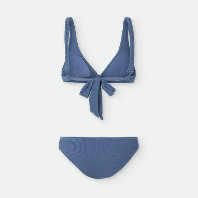 Bikini Teen Waterlemon Trenzado Azul
