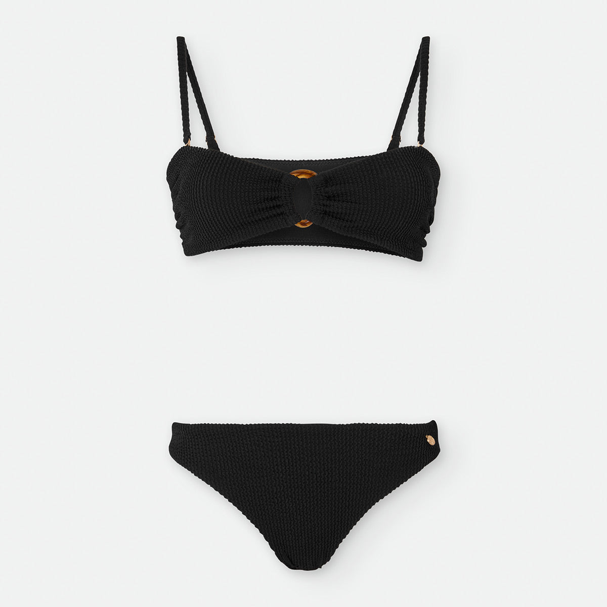 Bikini Teen Waterlemon Piqué Negro