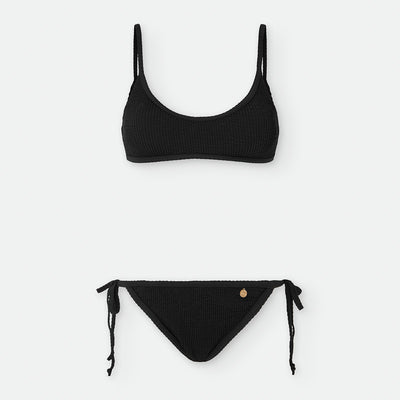 Bikini Teen Waterlemon Tiras Laterales Negro