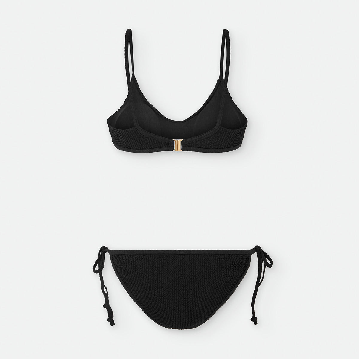 Bikini Teen Waterlemon Tiras Laterales Negro
