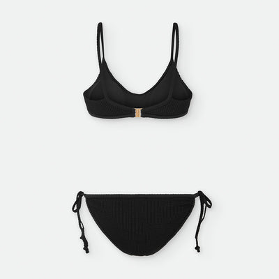 Bikini Teen Waterlemon Tiras Laterales Negro