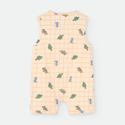 Pelele sin mangas niño Waterlemon Dinos Crudo