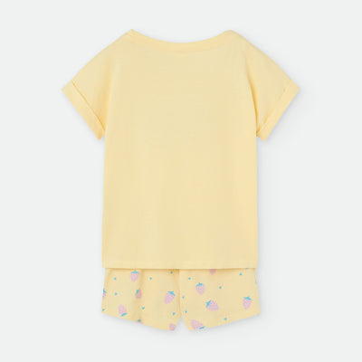 Pijama de tirantes "Kids & Mami" Waterlemon Fresas