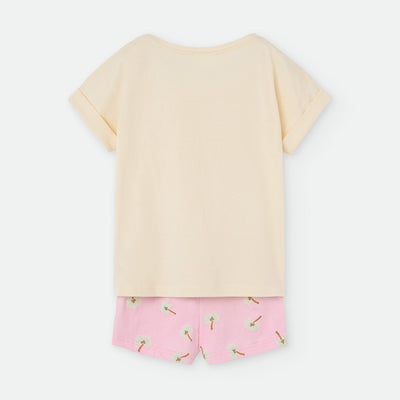 Pijama de tirantes "Kids & Mami" Waterlemon Palmeras