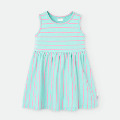 Vestido niña Waterlemon Rayitas Rosas