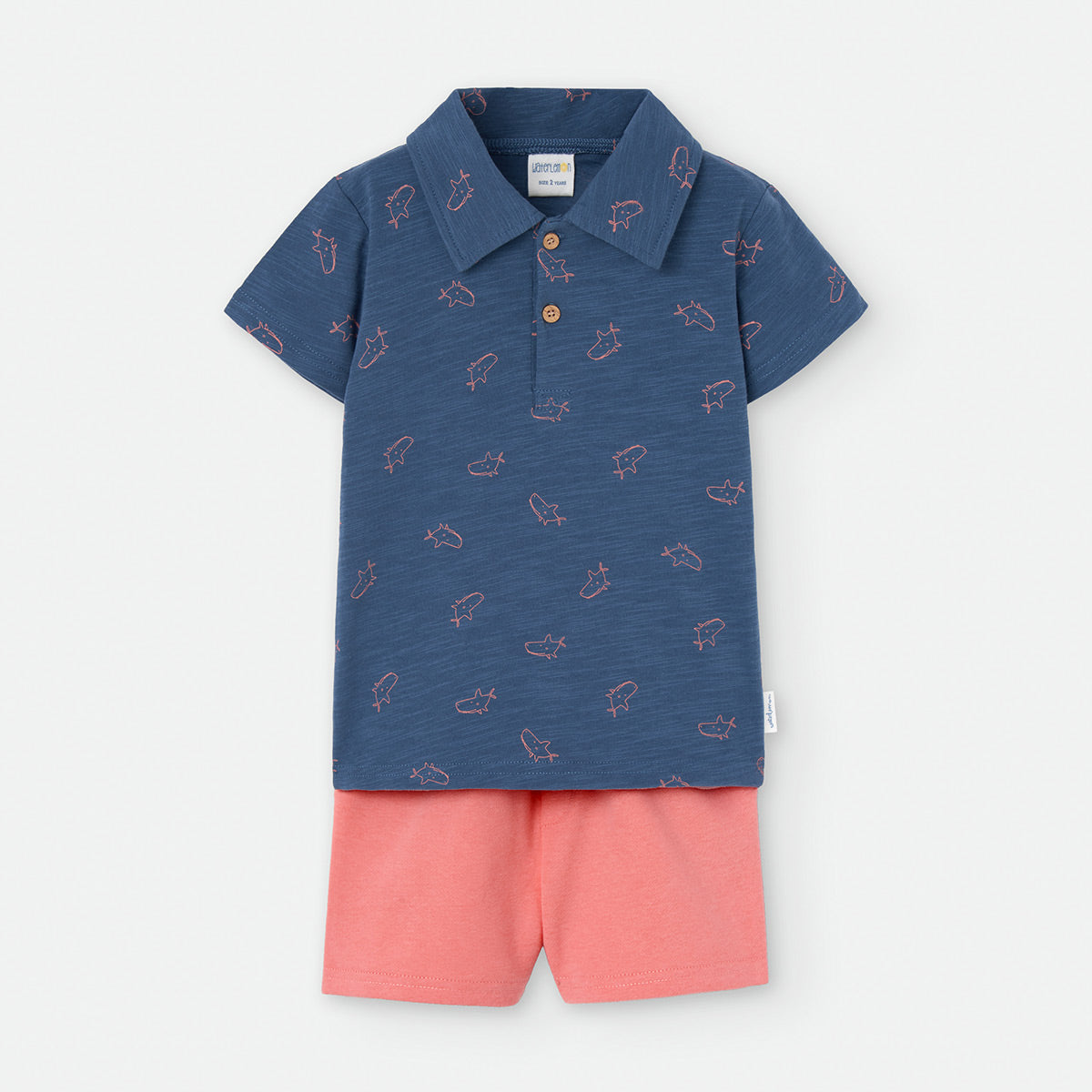 Conjunto niño Waterlemon Ballenas