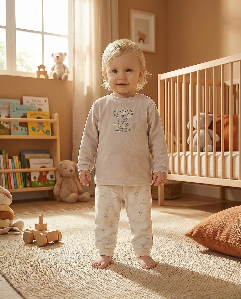 Pijama unisex Waterlemon Koalala Gris