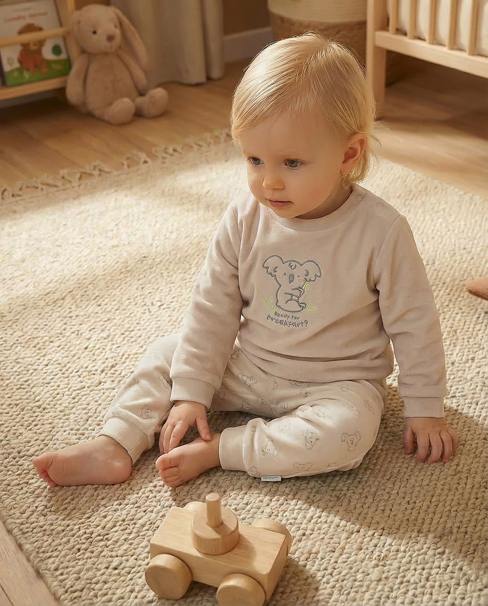 Pijama unisex Waterlemon Koalala Gris