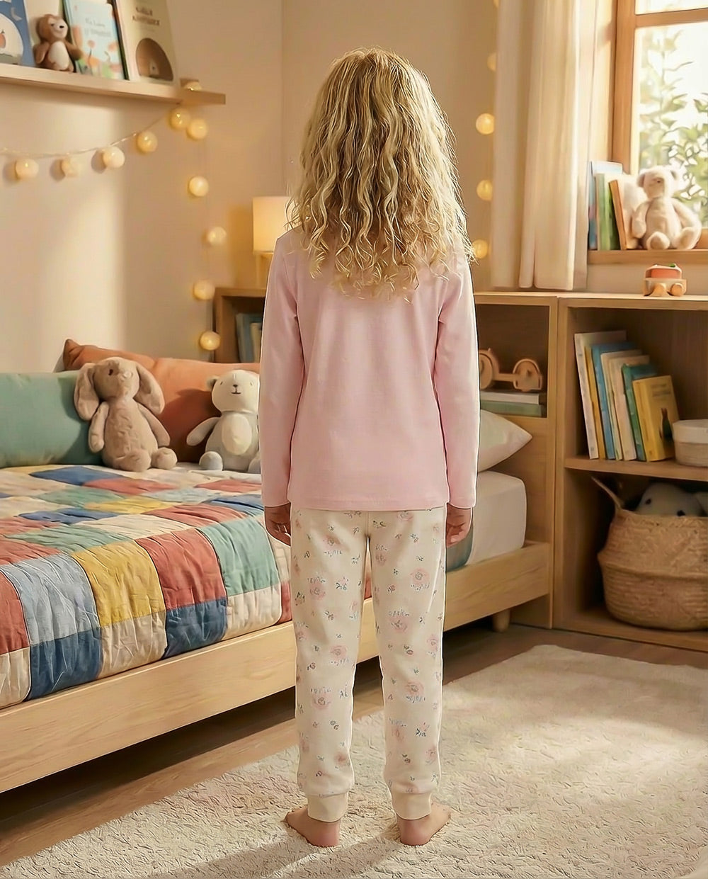 Pijama niña Waterlemon Fur & Wool Rosa