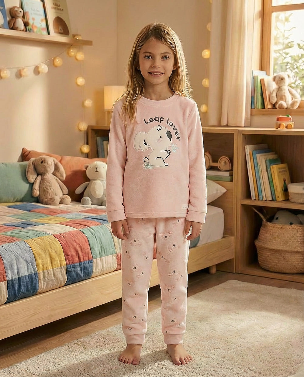 Pijama niña Waterlemon Koalala Rosa
