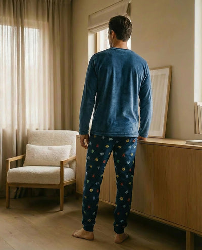 Pijama Waterlemon Game Over Azul