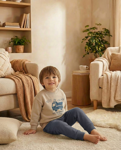 Conjunto bebé niño Waterlemon Camión marrón