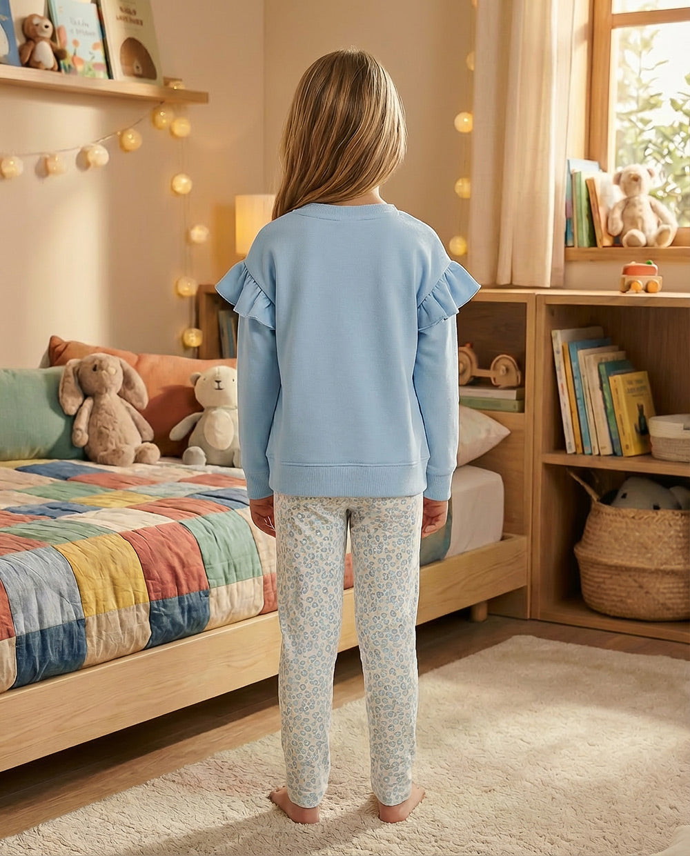 Conjunto infantil niña Waterlemon Azul