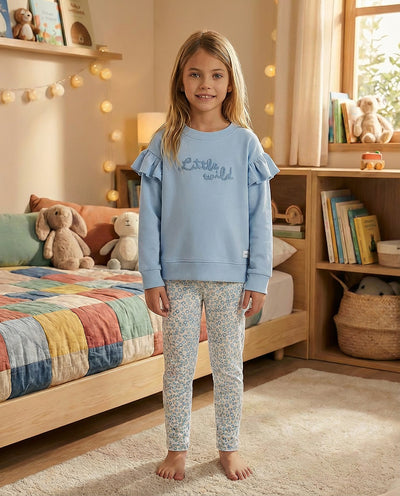 Conjunto infantil niña Waterlemon Azul