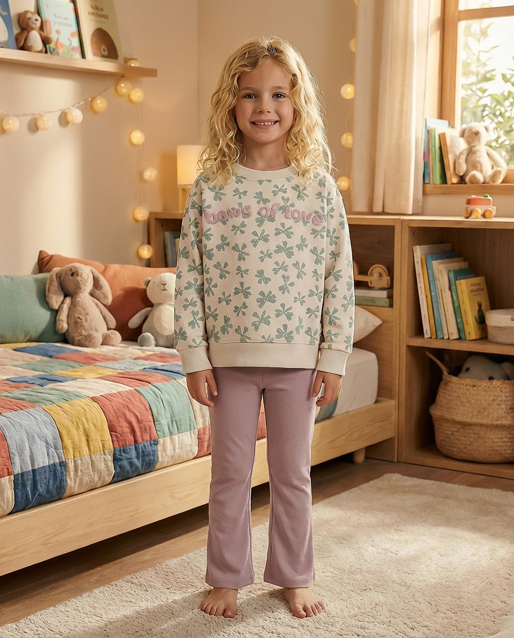 Conjunto infantil niña Waterlemon Flowers