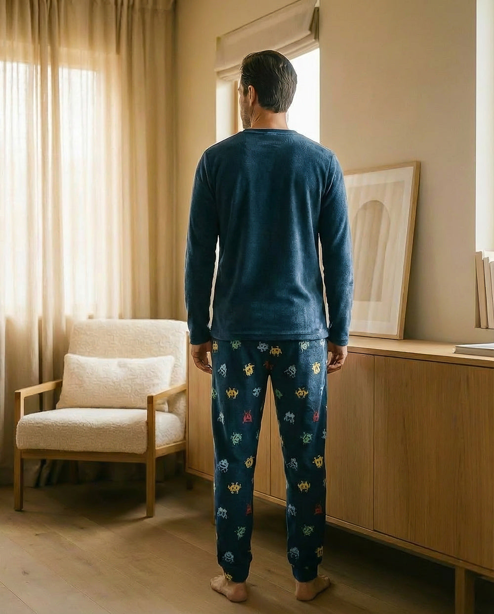 Pijama Waterlemon Sleep Mode Azul Marino