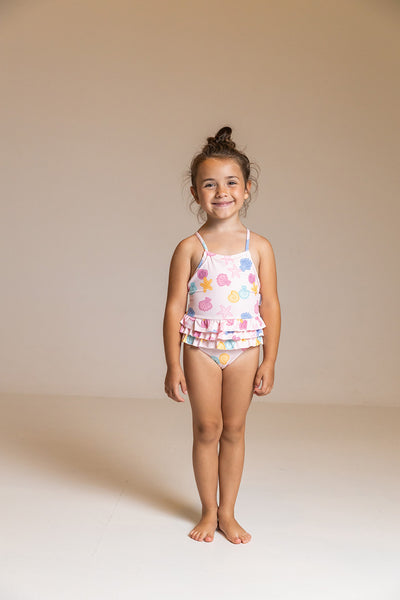 Bañador niña Waterlemon Sunny Shells