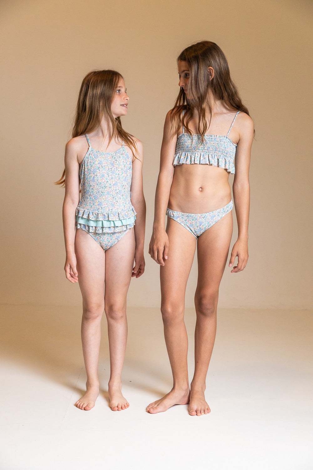 Top bikini niña Waterlemon Tiny Blossom