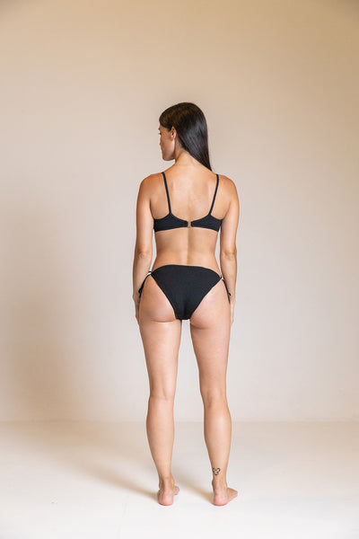 Bikini Teen Waterlemon Tiras Laterales Negro